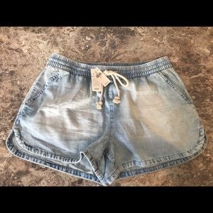 Aerie Chambray Shorts